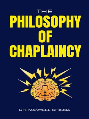 cover image of The Philosophy of Chaplaincy